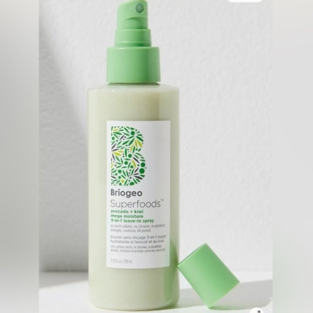Briogeo Superfoods Avocado + Kiwi Mega Moisture 3-in-1 Leave-In Haircare Spray